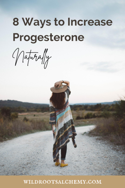 how to increase progesterone levels naturally
