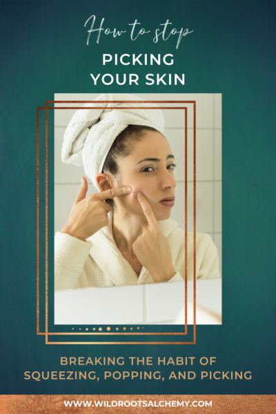how to stop picking your skin acne